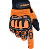 Guantes moto verano naranjas