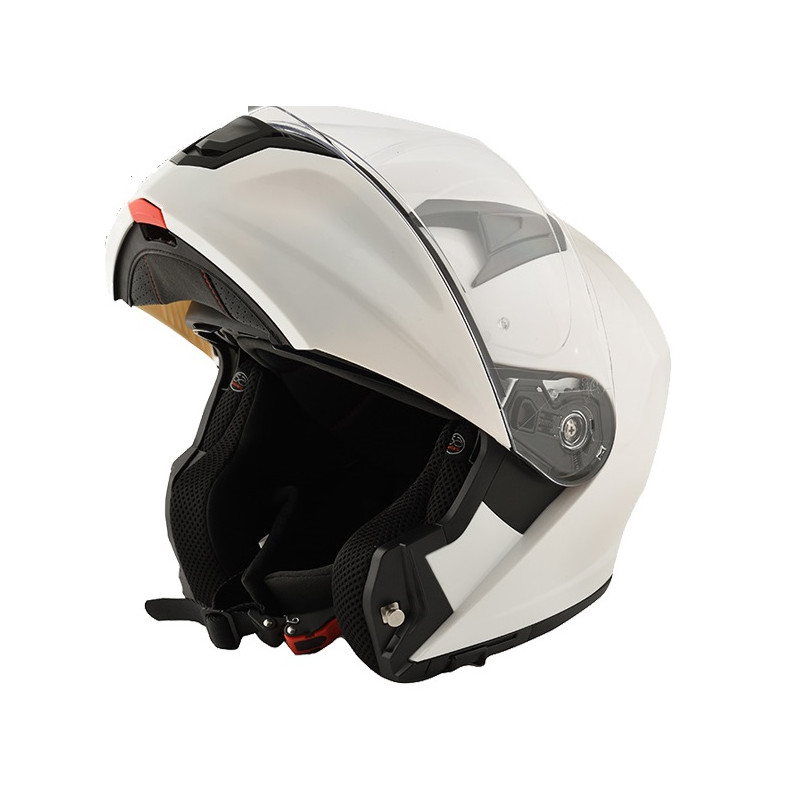 casco moto modular MPH raptor blanco