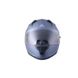 casco moto integral gafa solar adn stelvio azul mate