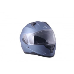 casco moto integral gafa solar adn stelvio azul mate