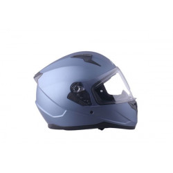 casco moto integral gafa solar adn stelvio azul mate