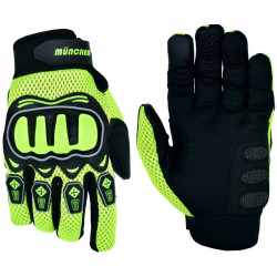 Guantes moto verano amarillos
